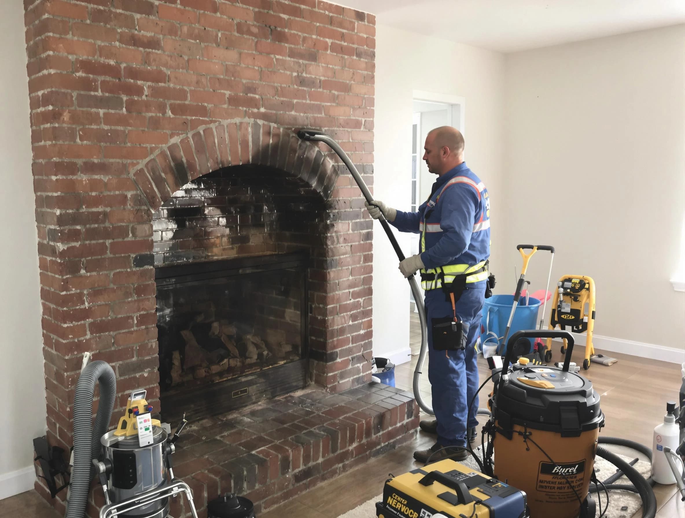 Lacey Chimney Sweep expert performing detailed chimney sweep in Lacey, NJ