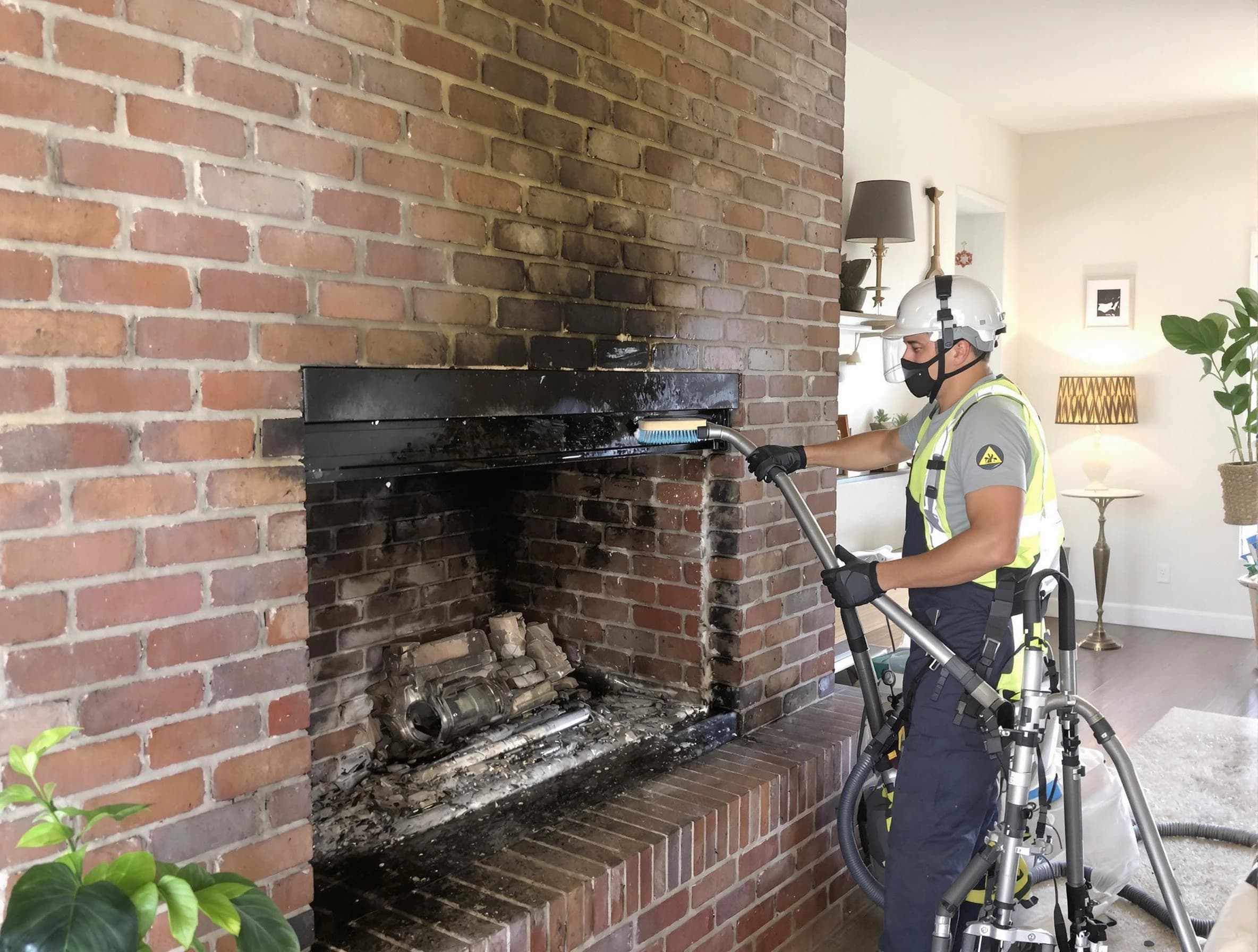 Lacey Chimney Sweep providing fireplace cleaning services in Lacey, NJ