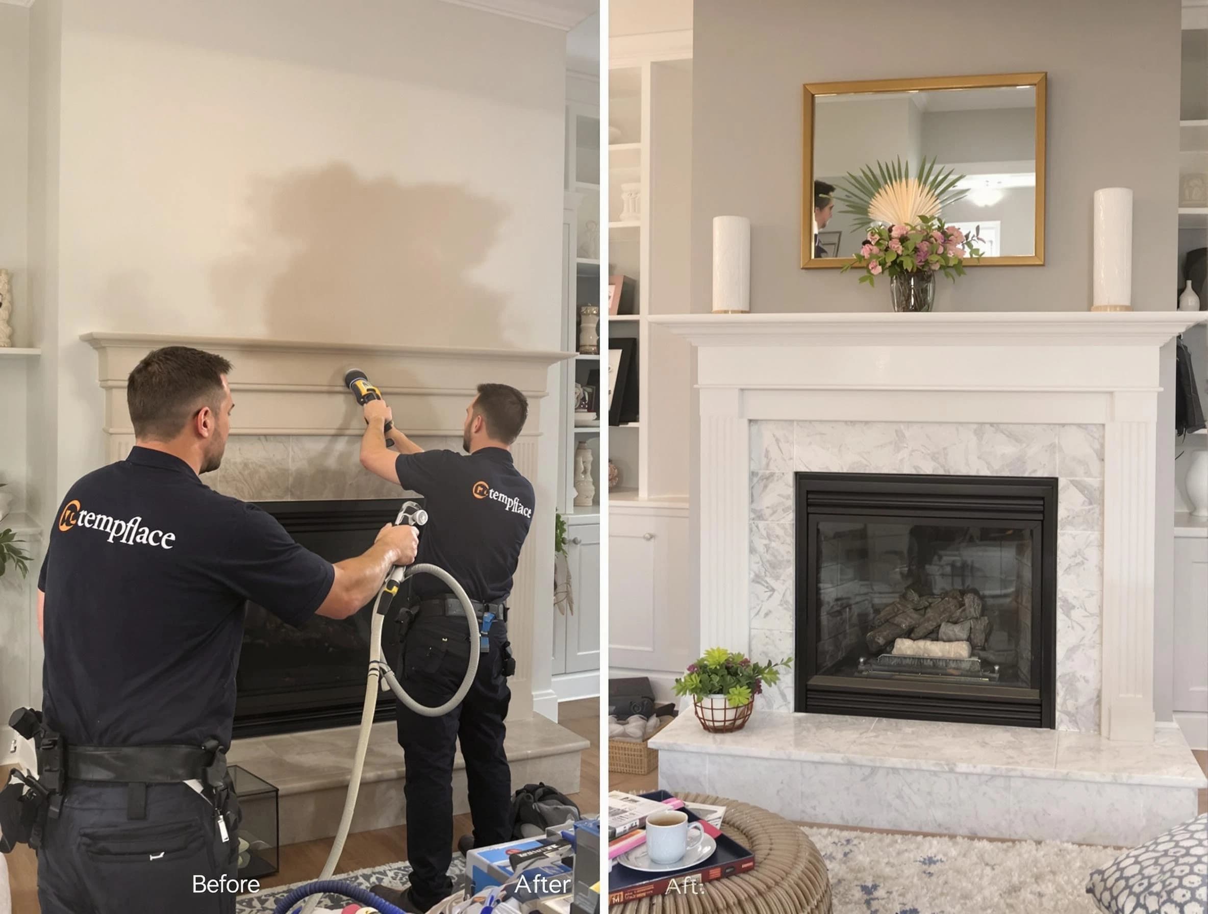 Professional soot removal by Lacey Chimney Sweep team in Lacey, NJ